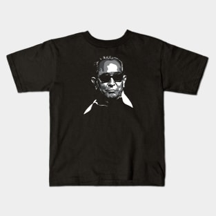 Akira Kurosawa greyscale Kids T-Shirt